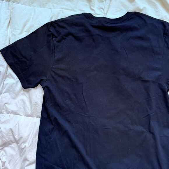 Nightmare before christmas black graphic tee sz M Jack skellington Santa claus - Picture 7 of 8